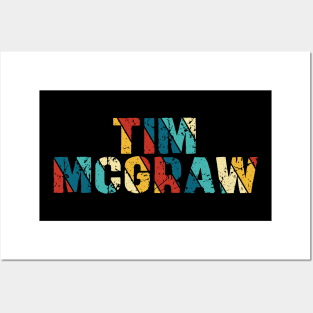 Retro Color - Tim McGraw Posters and Art